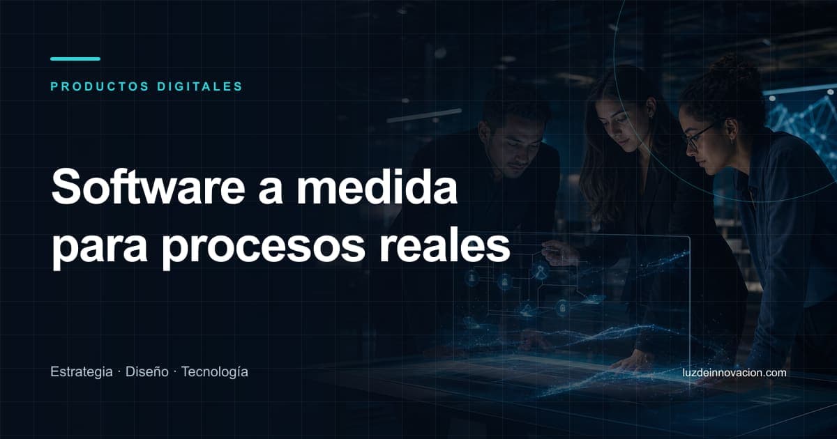 Software a medida diseñado para responder a procesos empresariales reales